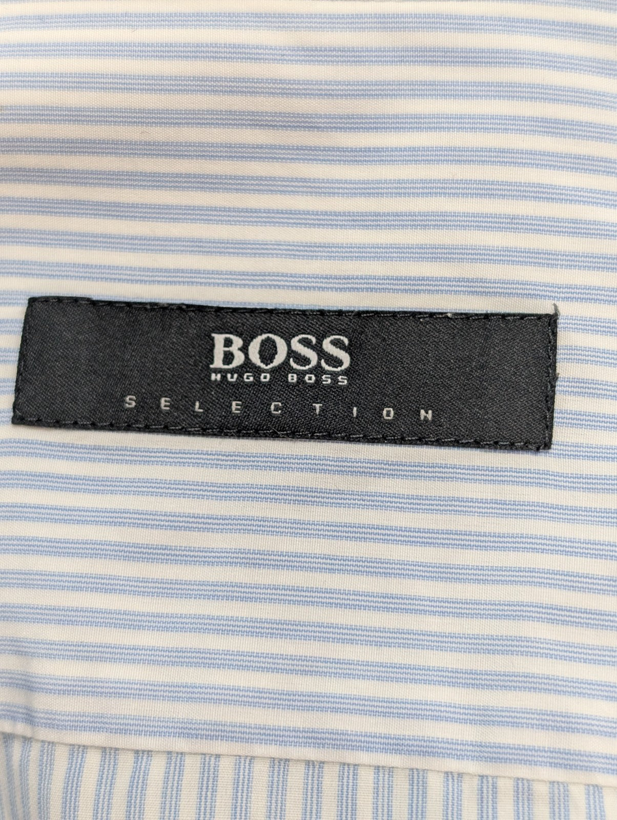 Chemise Hugo Boss bleu à rayures taille M/L #266m