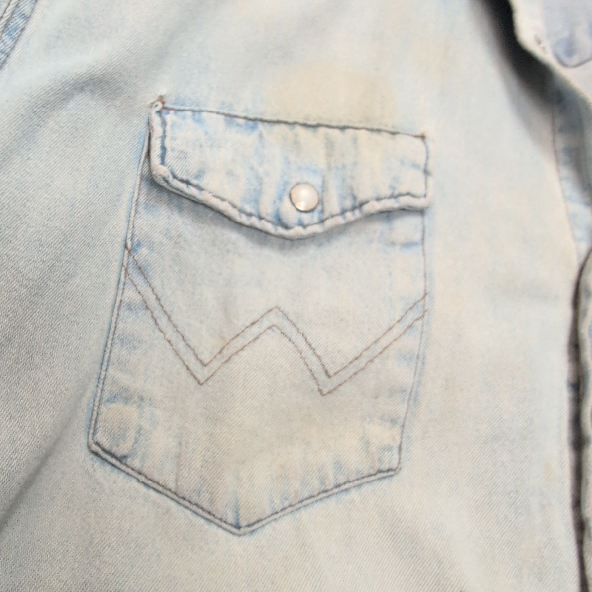 Chemise Wrangler 2XL Tall Jean Western Vintage GRUNG manches longues