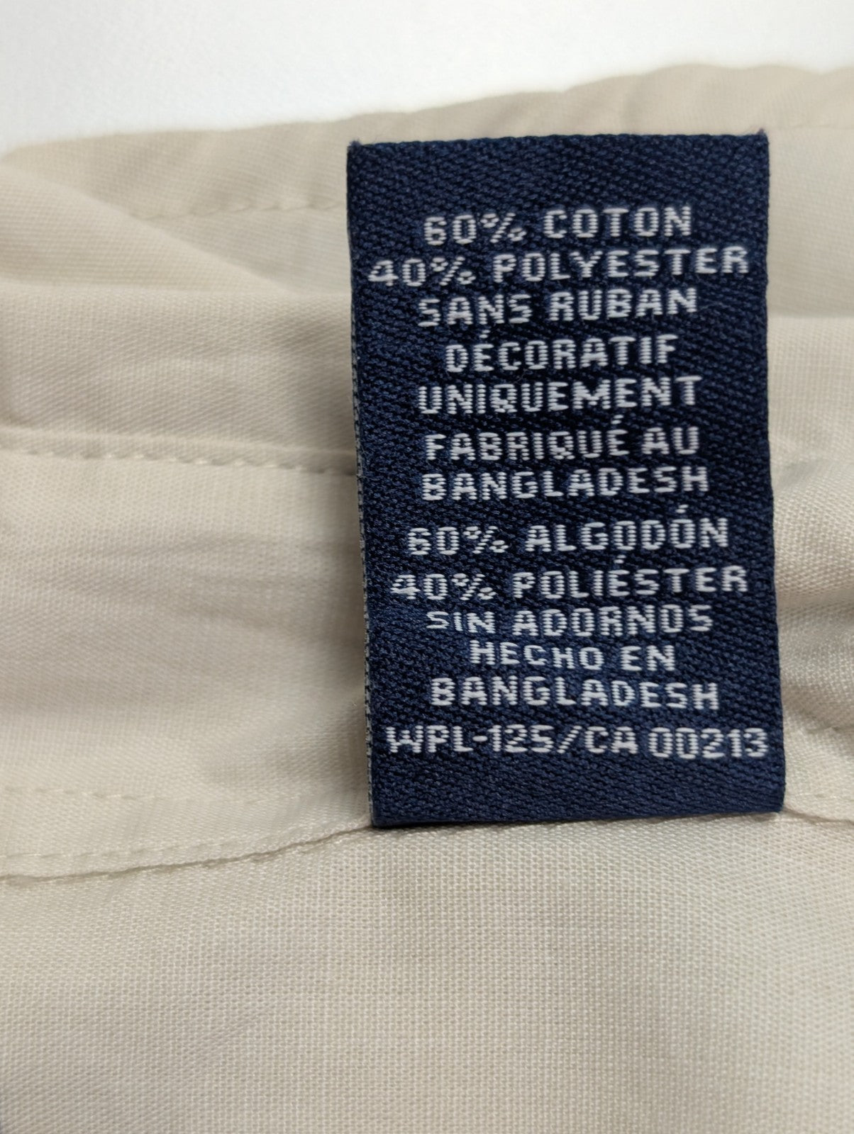 Chemise CHAPS beige crème taille XL VINTAGE