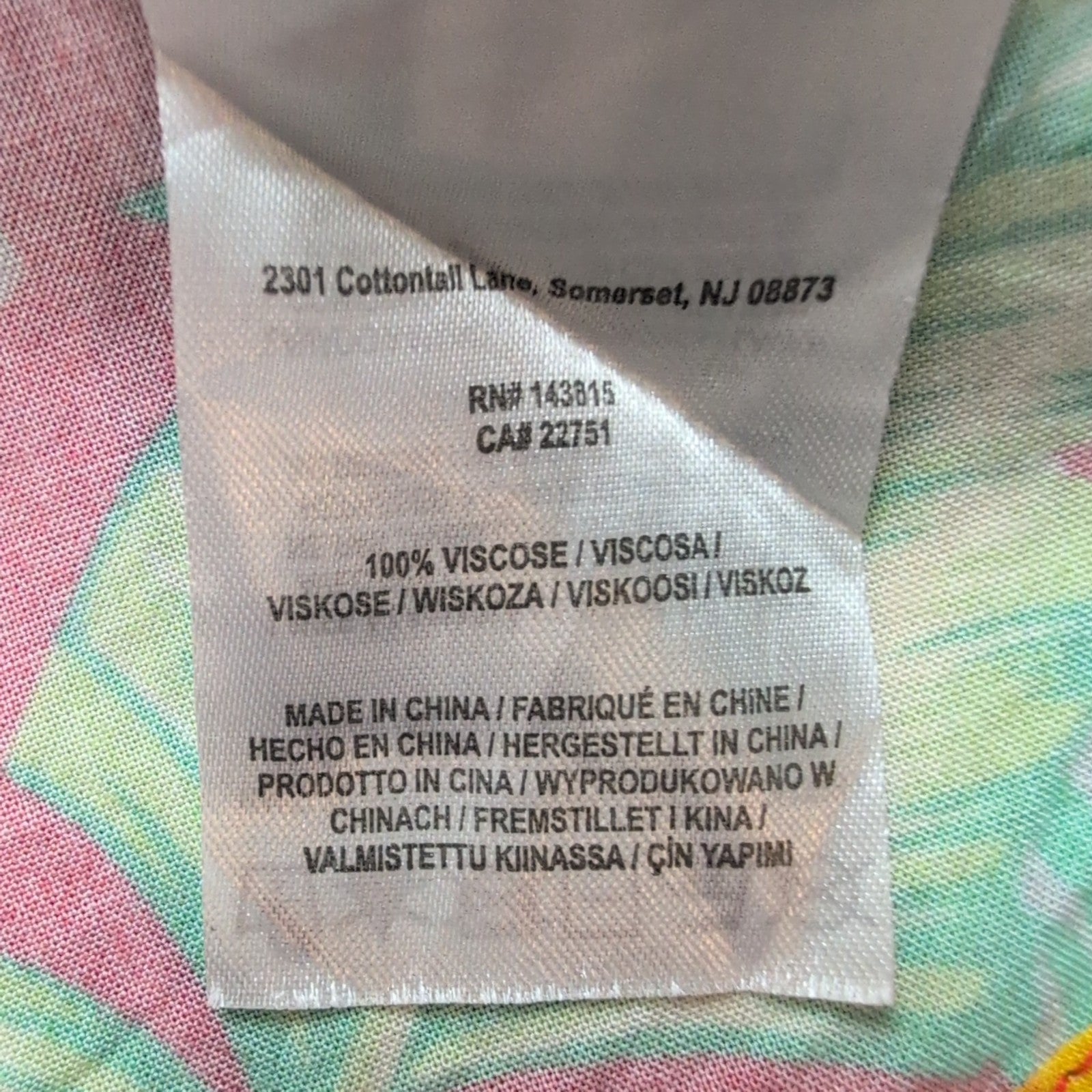 Chemise Hawaïenne Manches Courtes Viscose Ananas Perroquet Ohio L