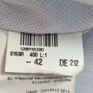 Chemise HUGO BOSS Slim Fit 100% Coton Piqué Bleu Clair Taille 42 L/XL