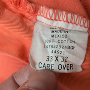 Pantalon Chino Polo Ralph Lauren Philip W33 L32 Orange Corail Coton USA