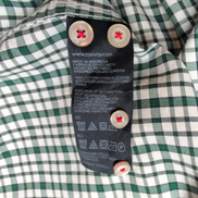 Chemise Tommy Hilfiger CHEERS!! Homme L Classic Fit Verte Carreaux Coton