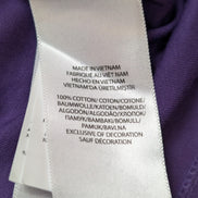 Polo manches courtes Polo Ralph Lauren XL violet logo multicolore Classic Fit