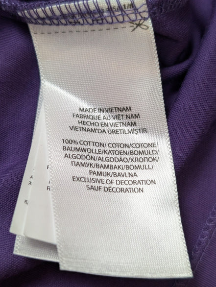 Polo manches courtes Polo Ralph Lauren XL violet logo multicolore Classic Fit