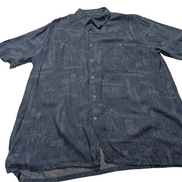 Chemise hawaïenne Croft & Barrow manches courtes taille L