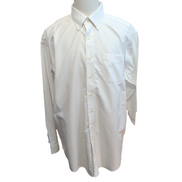 Chemise L.L. BEAN Homme XXL Blanche Manches Longues Coton Premium