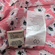 Robe Cubic M Rose Marguerites Manches Courtes Neuve Étiquette
