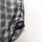 Chemise Dockers XL Kaki Carreaux MC 100% Coton Poche manches courtes