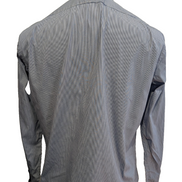 Chemise Polo Ralph Lauren Shirt M/L Regent Custom Fit Bleu Rayé Classique