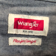 Chemise Wrangler grise uni taille XL #183e