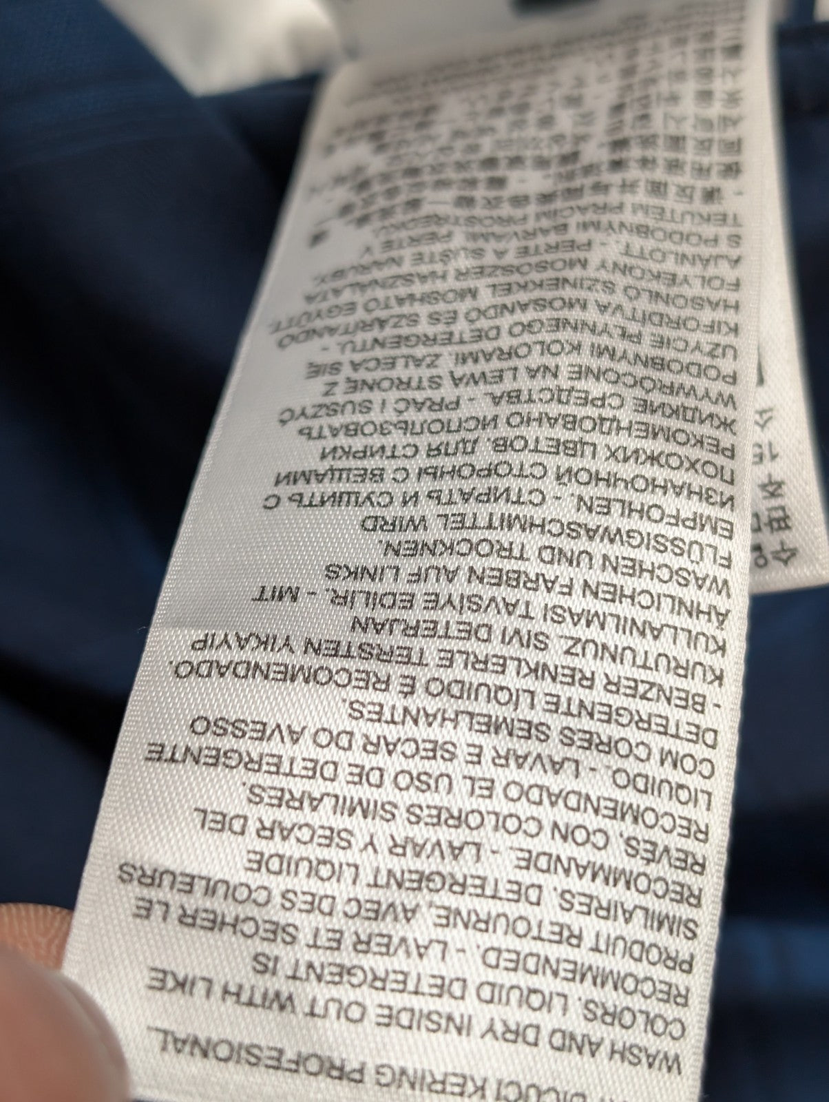 Chemise Levi's à Carreaux Bleu et Bleu Marine Manches Longues Taille M