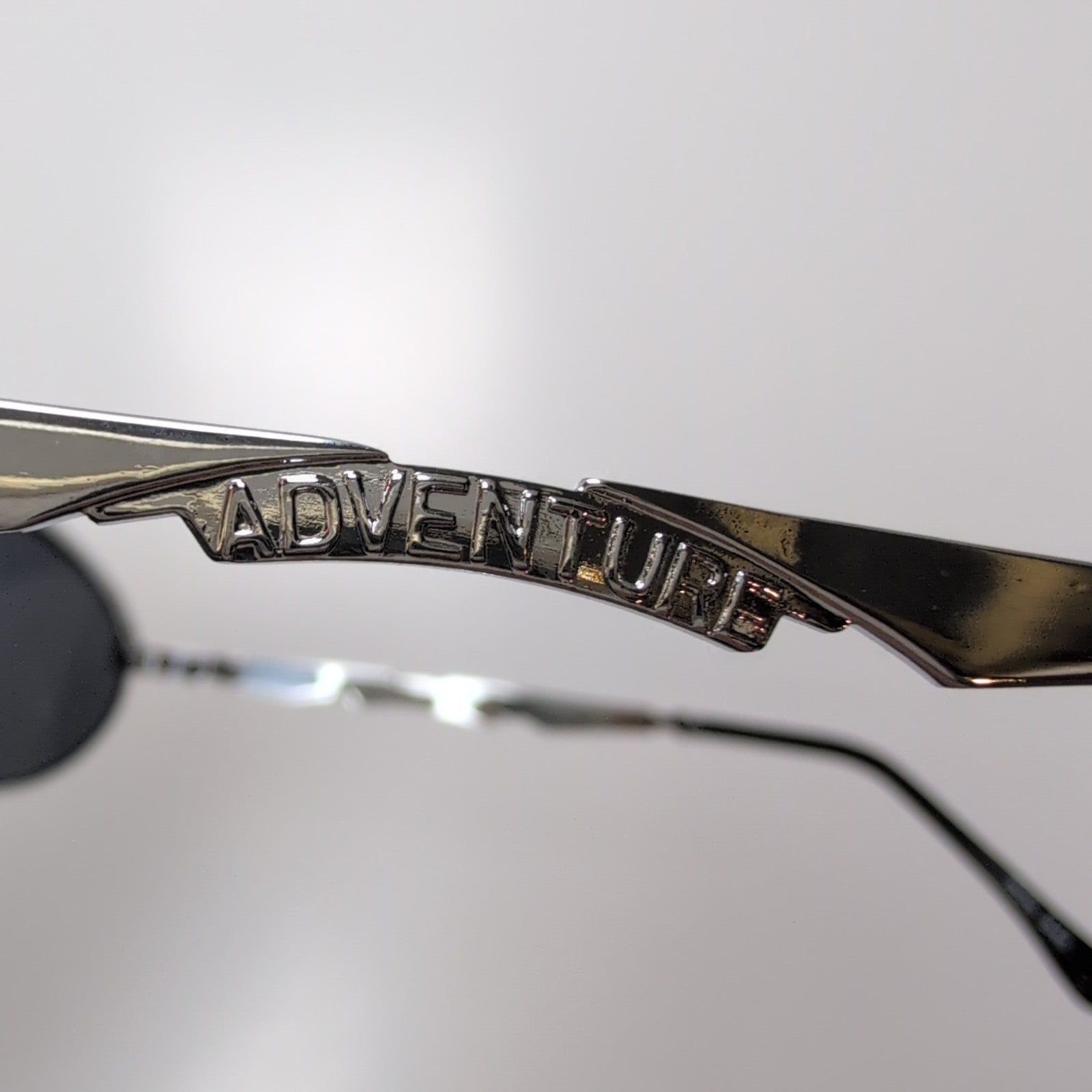 Lunettes de soleil Y2K Adventure Chrome Branche Semi-Épaisse