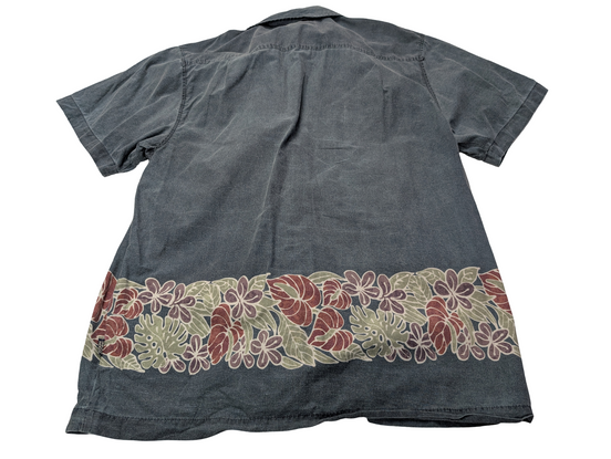 Chemise hawaïenne Ocean Pacific boutons bois manches courtes taille M #702 hawai