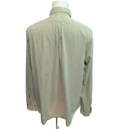 Chemise Ralph Lauren Classic Fit XL Flanelle Vert Logo Bleu Marine