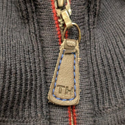Gilet Tommy Hilfiger Bleu Marine Zippé Col Montant - Taille 3XL