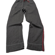 Pantalon Jogging NIKE VINTAGE Gris S (36/38) Femme Wide Leg 100% Coton Bande