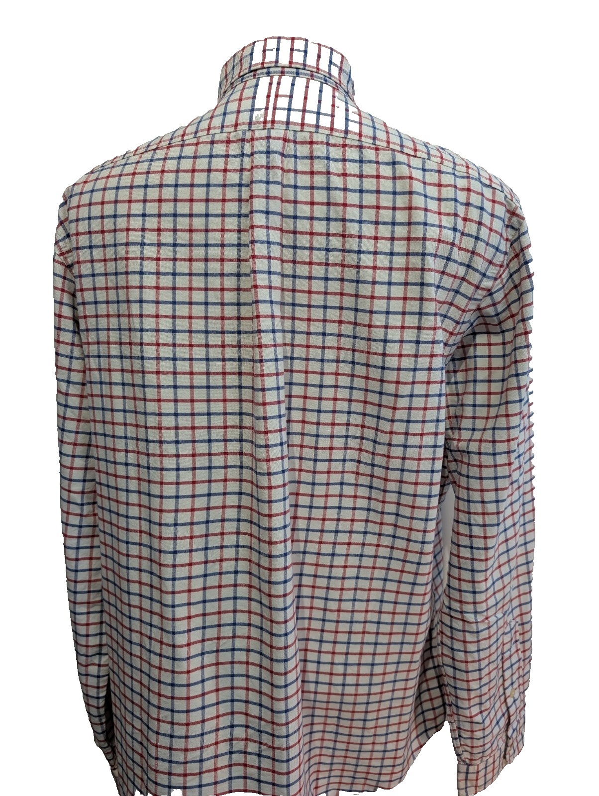 Chemise Ralph Lauren Homme XL Carreau Rouge Bleu Blanc Oxford Classique Boutonné