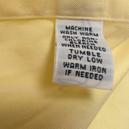 Chemise Ralph Lauren Classic Fit L XL Jaune Logo Premium Marron manches longues