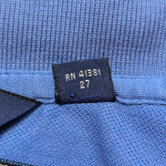 Polo manches courtes Polo Golf Ralph Lauren XL bleu rayures coton Pima