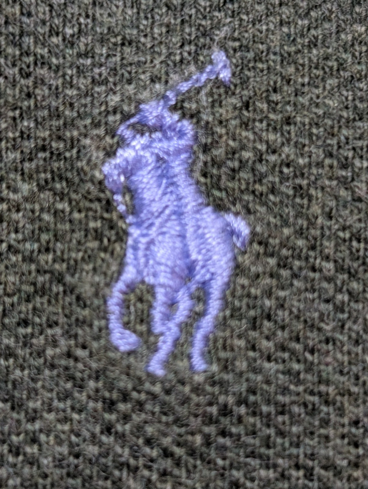 Polo manches courtes Polo Ralph Lauren kaki logo bleu taille XL 18-20 (S)