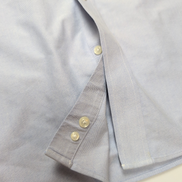 Chemise L.L. Bean bleue unie manches courtes taille XL / XXL Homme