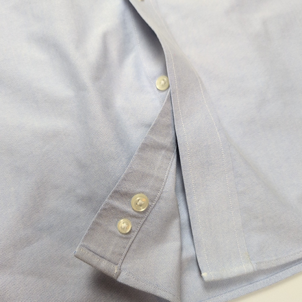 Chemise L.L. Bean bleue unie manches courtes taille XL / XXL Homme