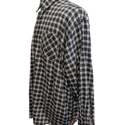 CHEMISE WRANGLER FLANELLE XXL CARREAUX BLEU MARINE VINTAGE Workwear |238S