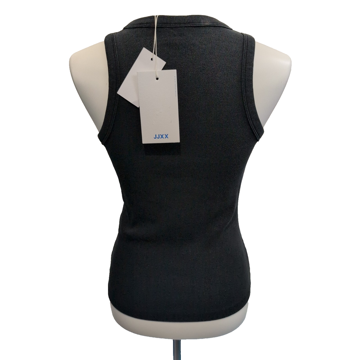 Débardeur Femme Débardeur Femme JJXX T. M Noir Uni Coton Stretch Neuf Étiquette
