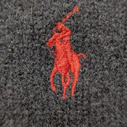 Pull Col V POLO Ralph Lauren Bleu Marine 100% Laine d'Agneau - Taille L / M