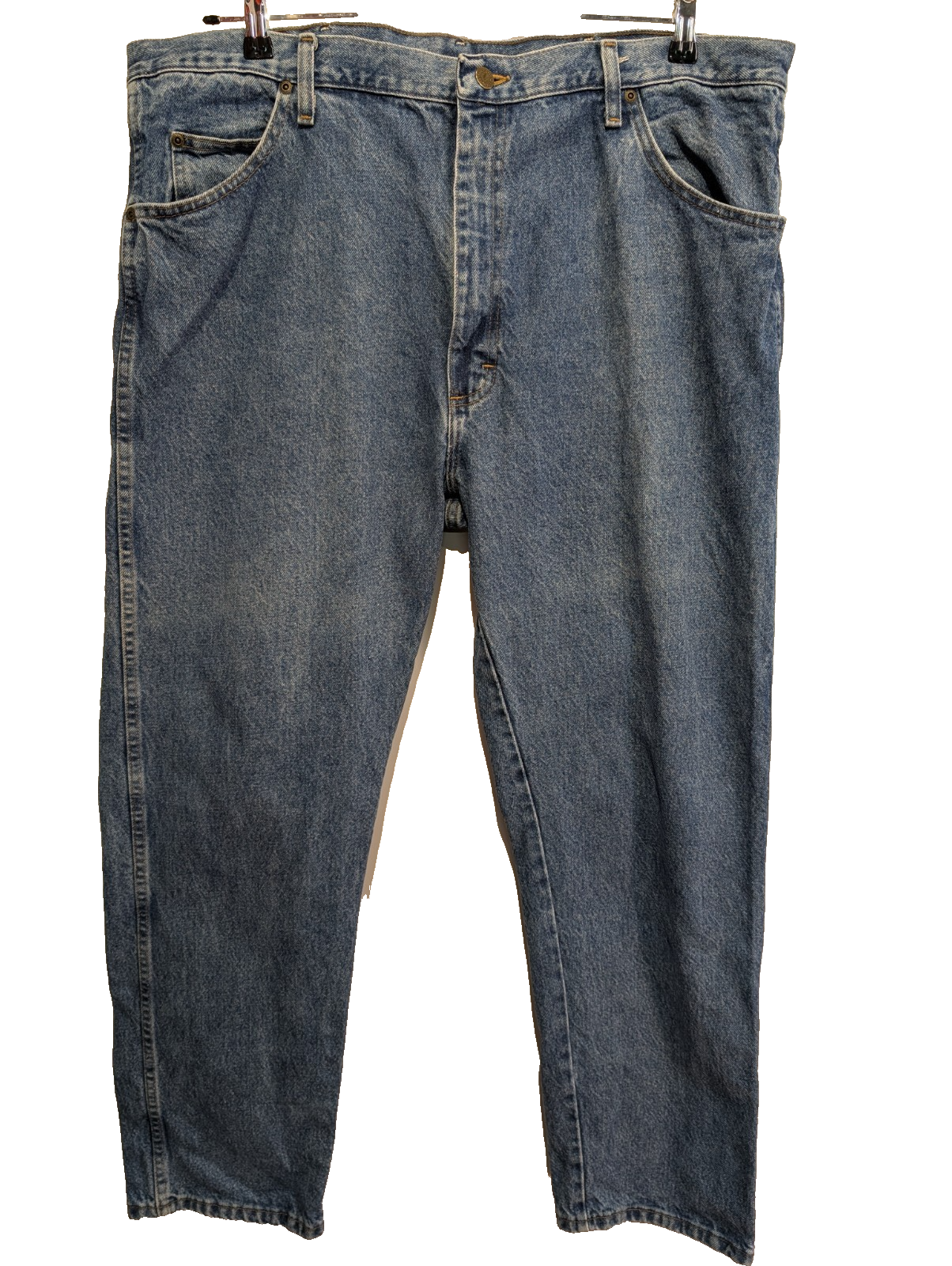 Jean Wrangler Vintage Regular Fit Homme W40 L30 Bleu Denim Classic Straight