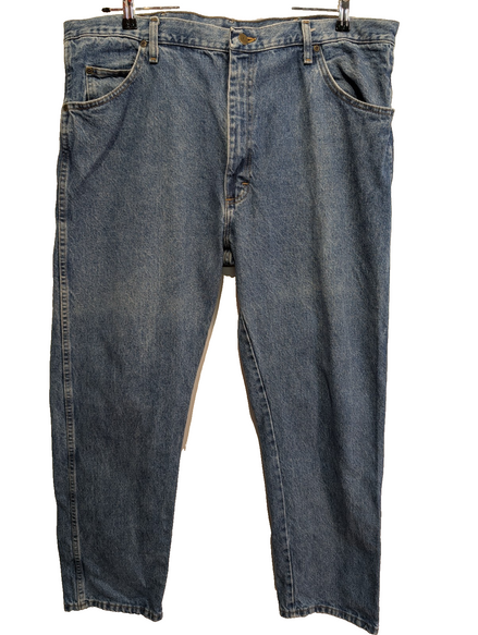 Jean Wrangler Vintage Regular Fit Homme W40 L30 Bleu Denim Classic Straight