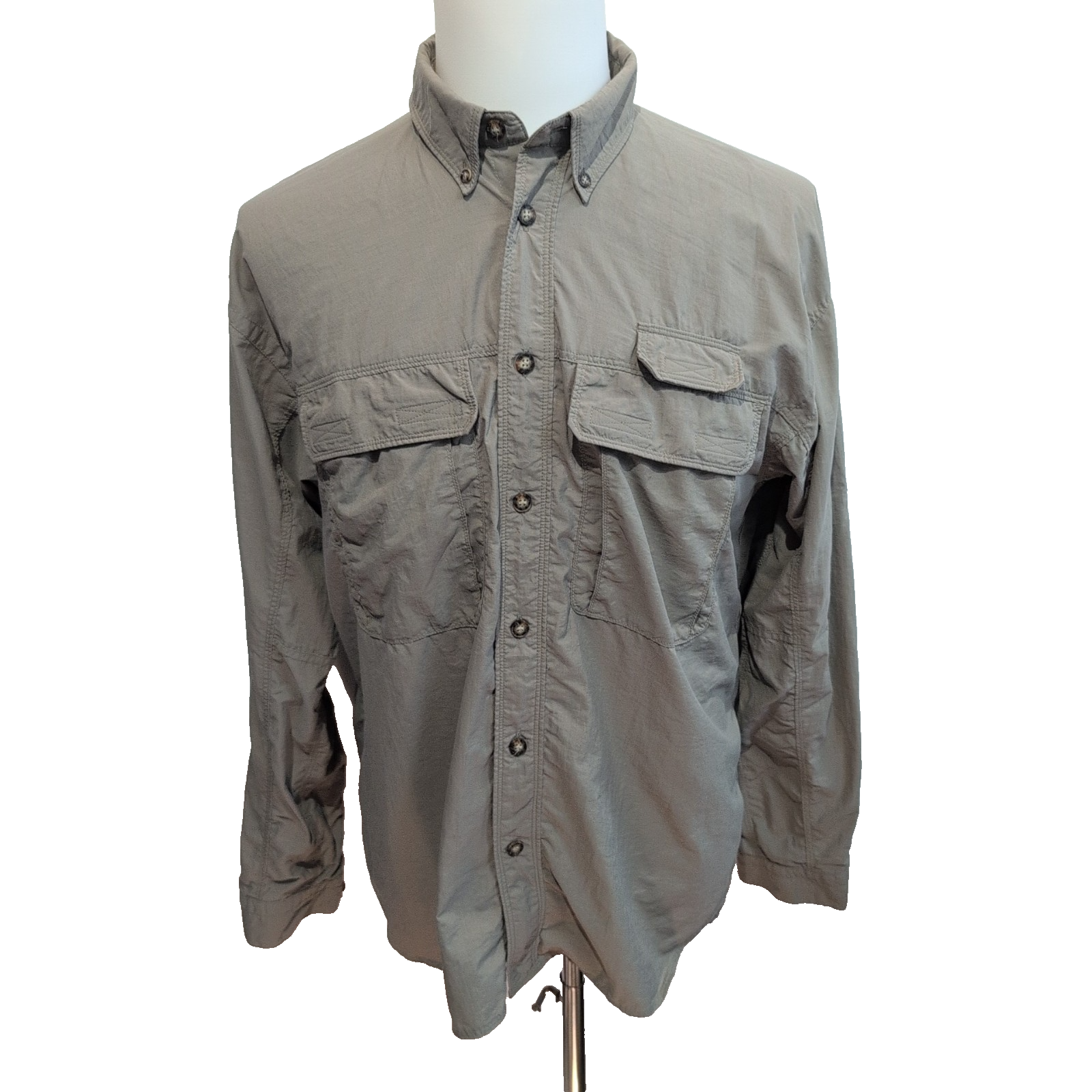 The North Face chemise technique nylon kaki outdoor taille M