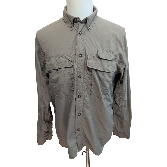 The North Face chemise technique nylon kaki outdoor taille M