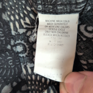 Chemise hawaïenne Ocean Pacific XL noire géométrique 100% rayonne