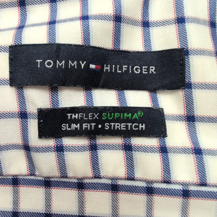 Chemise Tommy Hilfiger TH Flex Supima Slim Fit Stretch - Taille M/L