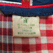 Chemise Braxton Ltd Rouge Bleu À Carreaux Vintage Manches Longues Taille M