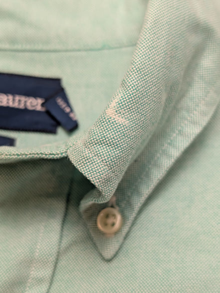 Chemise Ralph Lauren Blake L Vert Eau Shirt Button Down Coton 3146