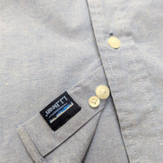 Chemise L.L. BEAN Homme XL Tall Bleu Clair Manches Courtes Poche