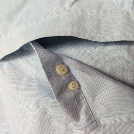 Chemise L.L. Bean bleue uni taille XL #125e