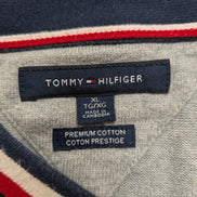 Pull Tommy Hilfiger - Col V - Gris - Taille XL/XXL