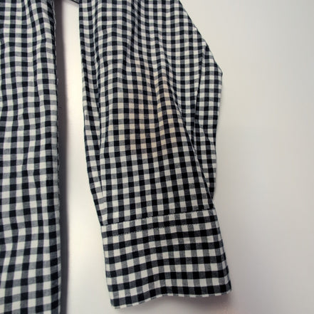 Chemise CHAPS bleu marine à carreaux taille M #179e
