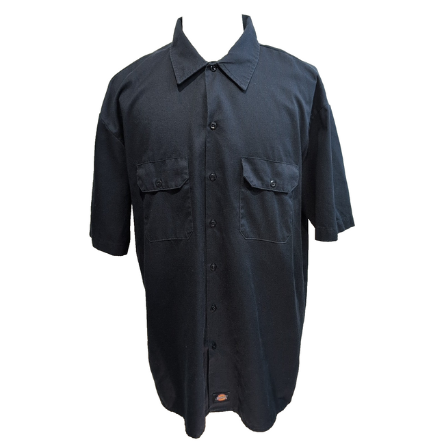 Chemise Dickies 2XL bleu nuit manches courtes workwear Honduras poche stylo