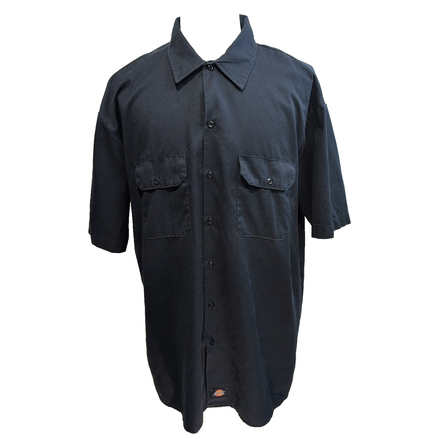 Chemise Dickies 2XL bleu nuit manches courtes workwear Honduras poche stylo
