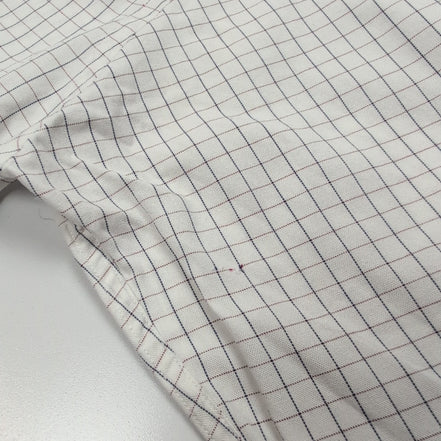 Chemise Tommy Hilfiger Homme Taille M Blanche petits Carreaux Col Pression