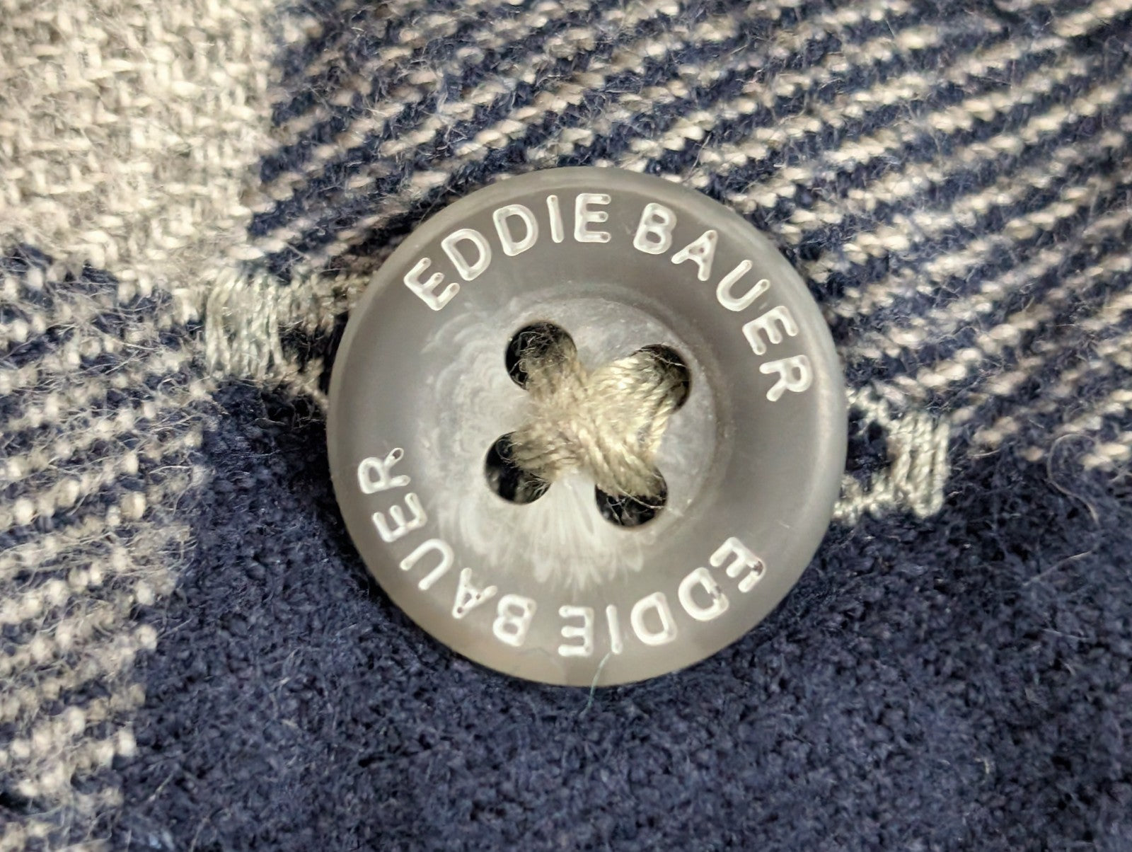 🏔️ Chemise EDDIE BAUER XL Flanelle Classic Fit Carreaux |303S