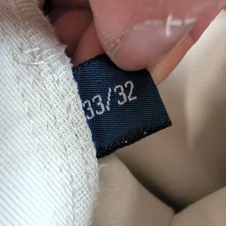 Pantalon chino Polo Ralph Lauren crème taille W33xL32 FR42 #30cr