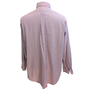Chemise Ralph Lauren Yarmouth XL rose rayures logo marron coton