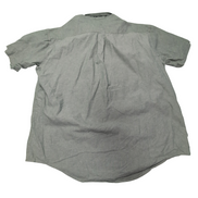 Chemise L.L. Bean verte uni manches courtes homme taille XXL