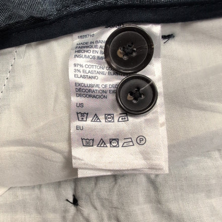 Pantalon chino Tommy Hilfiger stretch bleu marine taille W38xL30 FR48 #55ct